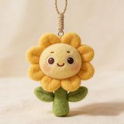 Florales Wollfilz-Ornament zum Muttertag 09