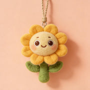 Florales Wollfilz-Ornament zum Muttertag 09