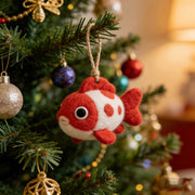 Maritimer Wollfilz-Anhänger für Weihnachten 10