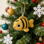 Maritimer Wollfilz-Anhänger für Weihnachten 16