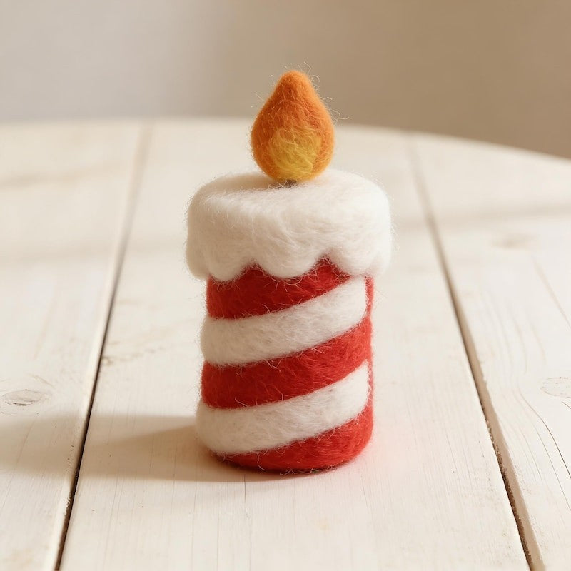 Personalisierte Wollfilz-Dekoration zum Geburtstag 03