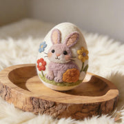 Personalisierte Wollfilz-Osterdekoration für Kinder für Zuhause 06
