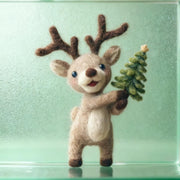 Wollfilz-Reh-Ornament für Kinder für Weihnachten 05
