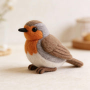 Wollfilz-Vogelornament für Weihnachten 07