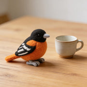 Wollfilz-Vogelornament für Weihnachten 08