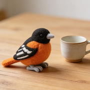 Wollfilz-Vogelornament für Weihnachten 08