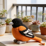 Wollfilz-Vogelornament für Weihnachten 08