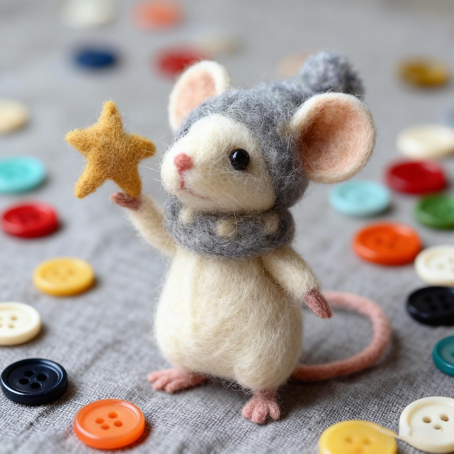 Wollfilz-Weihnachtsanhänger für Kinder für Weihnachten 03